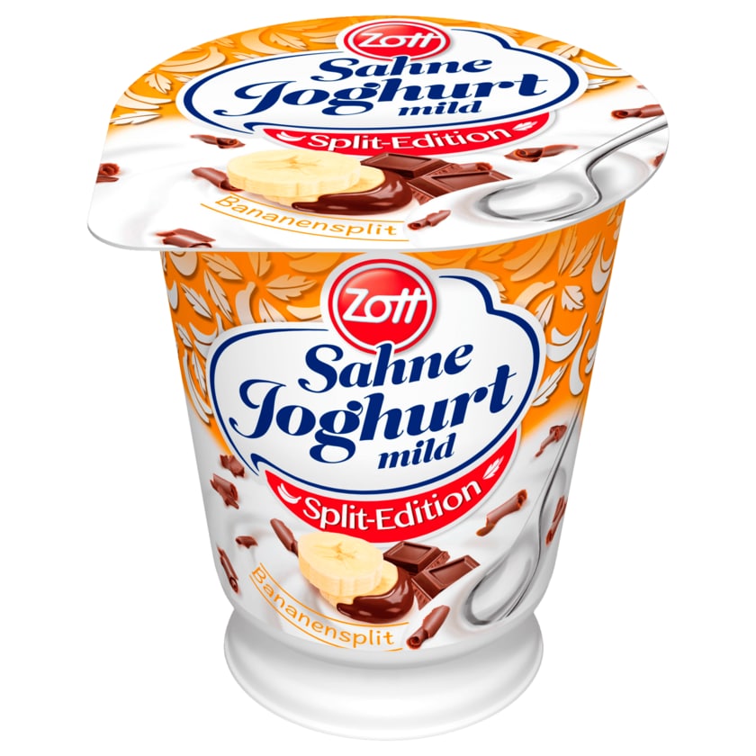 Zott Sahne Joghurt Split Edition Bananensplit 140g